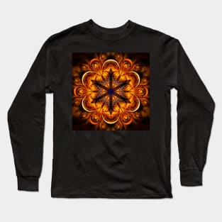 Golden mandala Long Sleeve T-Shirt